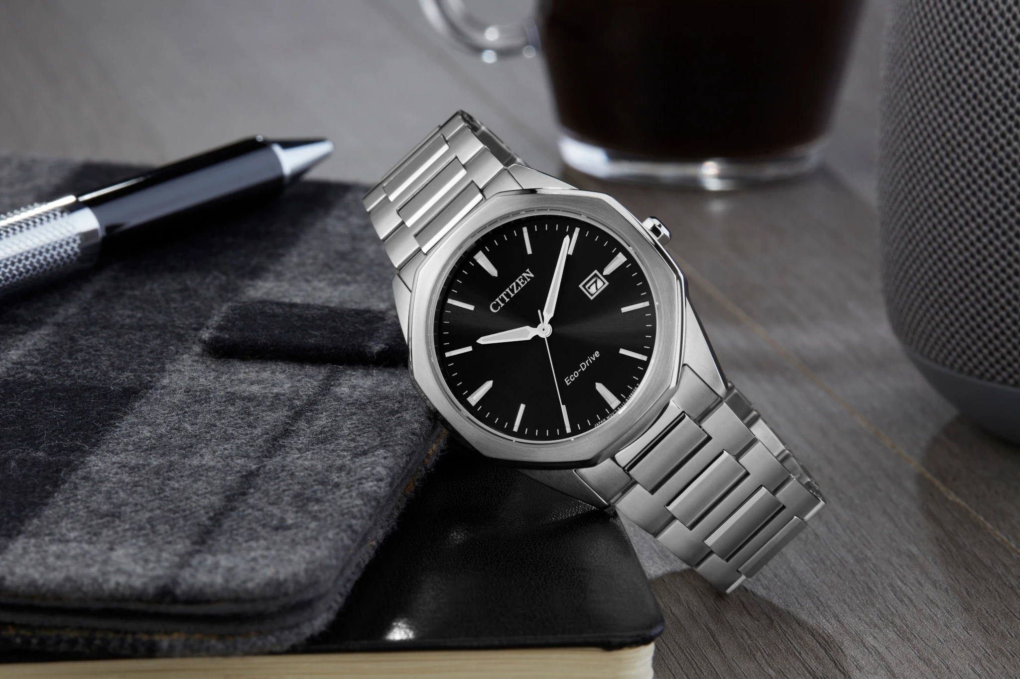 Corso Black Dial Stainless Steel Bracelet BM7490-52E | CITIZEN